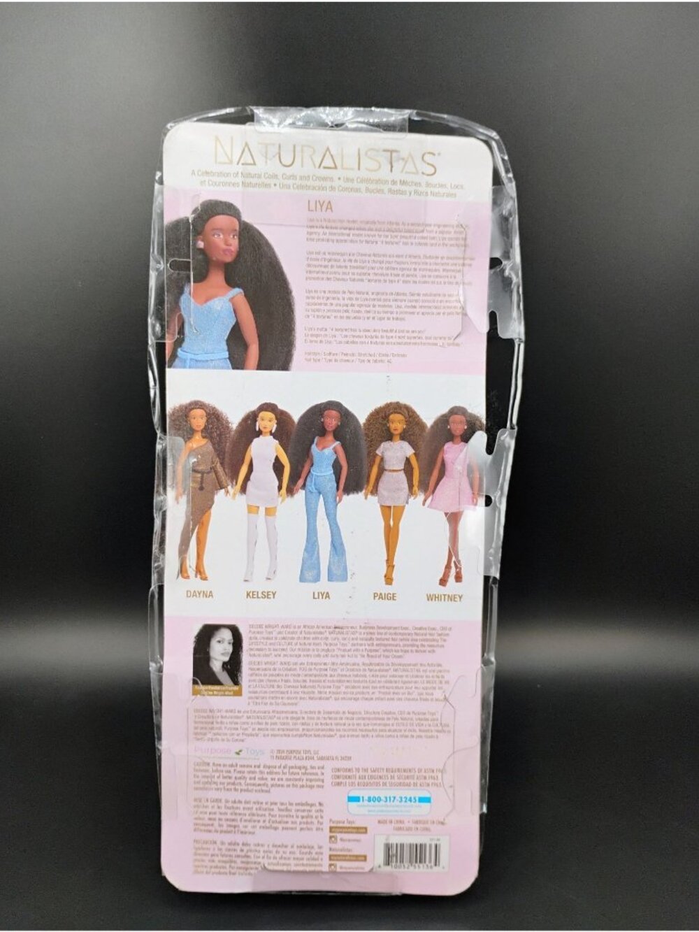 Naturalistas Liya Fashion Doll With Accessories - Picture 2 of 10